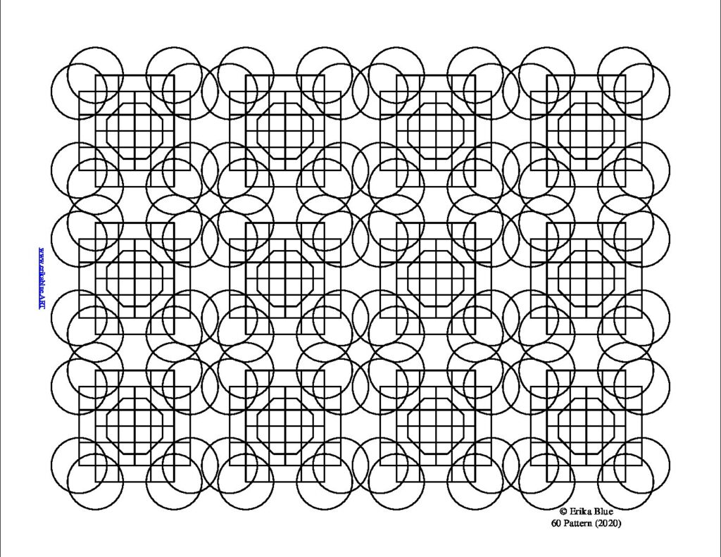 (60 Pattern) Coloring Sheet