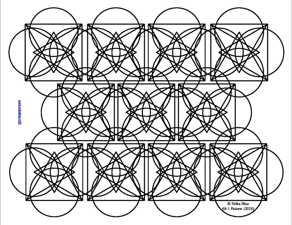 (68-1 Pattern) Coloring Sheet