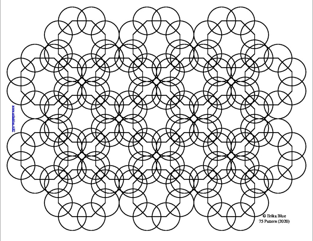 (75 Pattern) Coloring Sheet